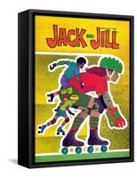 Rollerskating - Jack and Jill, April 1982-Allan Eitzen-Framed Stretched Canvas