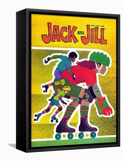 Rollerskating - Jack and Jill, April 1982-Allan Eitzen-Framed Stretched Canvas