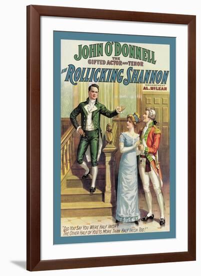 Rollicking Shannon-null-Framed Art Print