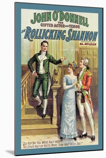 Rollicking Shannon-null-Mounted Art Print