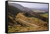 Rolling Countryside Landscape on Hazy Summer Evening-Veneratio-Framed Stretched Canvas