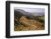 Rolling Countryside Landscape on Hazy Summer Evening-Veneratio-Framed Photographic Print