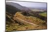 Rolling Countryside Landscape on Hazy Summer Evening-Veneratio-Mounted Photographic Print