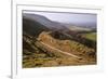 Rolling Countryside Landscape on Hazy Summer Evening-Veneratio-Framed Photographic Print