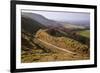 Rolling Countryside Landscape on Hazy Summer Evening-Veneratio-Framed Photographic Print