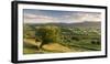 Rolling Countryside of the Brecon Beacons Near Crickhowell, South Wales-Adam Burton-Framed Photographic Print