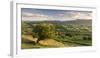 Rolling Countryside of the Brecon Beacons Near Crickhowell, South Wales-Adam Burton-Framed Photographic Print