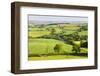 Rolling farmland near Stockleigh Pomeroy, Devon, England. Summer (June) 2009-Adam Burton-Framed Photographic Print