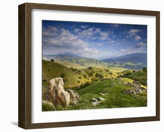 Rolling Green Hills of Central California No.4-Ian Shive-Framed Photographic Print