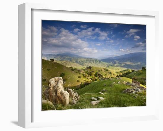 Rolling Green Hills of Central California No.4-Ian Shive-Framed Photographic Print