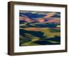 Rolling Green Hills of Spring Wheat-Terry Eggers-Framed Photographic Print