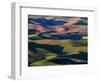 Rolling Green Hills of Spring Wheat-Terry Eggers-Framed Photographic Print