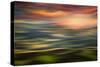 Rolling Hills at Sunset Copy-Ursula Abresch-Stretched Canvas