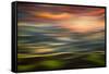 Rolling Hills at Sunset Copy-Ursula Abresch-Framed Stretched Canvas