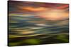 Rolling Hills at Sunset Copy-Ursula Abresch-Stretched Canvas