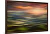 Rolling Hills at Sunset Copy-Ursula Abresch-Framed Photographic Print