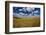 Rolling Hills of Harvest Wheat Ready for Cutting-null-Framed Photographic Print