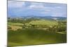 Rolling Hills of Spring Wheat Fields, Tuscany, Italy-Terry Eggers-Mounted Photographic Print