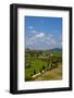 Rolling Hills of Spring Wheat Fields, Tuscany, Italy-Terry Eggers-Framed Photographic Print