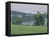 Rolling Hills of the Bluegrass Region at Sunrise, Kentucky, USA-Adam Jones-Framed Stretched Canvas