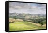 Rolling hills of the Val di Spoleto, Umbria, Italy, Europe-Julian Elliott-Framed Stretched Canvas