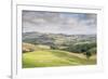 Rolling hills of the Val di Spoleto, Umbria, Italy, Europe-Julian Elliott-Framed Photographic Print