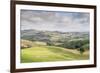 Rolling hills of the Val di Spoleto, Umbria, Italy, Europe-Julian Elliott-Framed Photographic Print