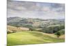 Rolling hills of the Val di Spoleto, Umbria, Italy, Europe-Julian Elliott-Mounted Photographic Print