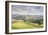 Rolling hills of the Val di Spoleto, Umbria, Italy, Europe-Julian Elliott-Framed Photographic Print