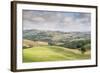 Rolling hills of the Val di Spoleto, Umbria, Italy, Europe-Julian Elliott-Framed Photographic Print