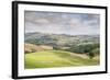 Rolling hills of the Val di Spoleto, Umbria, Italy, Europe-Julian Elliott-Framed Photographic Print