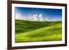 Rolling Hills of Tuscany-George Oze-Framed Photographic Print