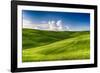 Rolling Hills of Tuscany-George Oze-Framed Photographic Print