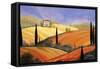 Rolling Hills Of Tuscany-Herb Dickinson-Framed Stretched Canvas