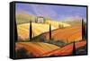 Rolling Hills Of Tuscany-Herb Dickinson-Framed Stretched Canvas