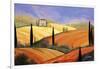 Rolling Hills Of Tuscany-Herb Dickinson-Framed Photographic Print