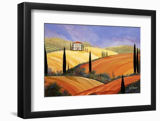 Rolling Hills Of Tuscany-Herb Dickinson-Framed Photographic Print