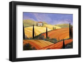 Rolling Hills Of Tuscany-Herb Dickinson-Framed Photographic Print