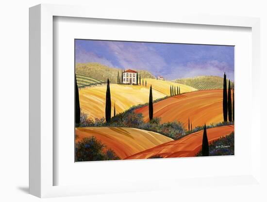 Rolling Hills Of Tuscany-Herb Dickinson-Framed Photographic Print