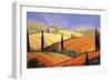 Rolling Hills Of Tuscany-Herb Dickinson-Framed Photographic Print