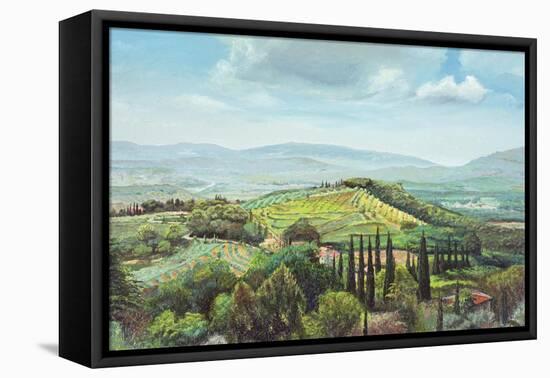 Rolling Hills, Pistoia, Tuscany-Trevor Neal-Framed Stretched Canvas