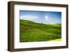 Rolling Hills with Cypress Trees, Tuscany, Italy-George Oze-Framed Photographic Print