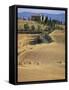 Rolling Landscape in Siena Province, Tuscany, Italy-Bruno Morandi-Framed Stretched Canvas