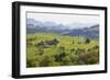 Rolling Landscape with Farms in the Mostviertel, Near Waidhofen at the Ybbs, Austria-Gerhard Wild-Framed Photographic Print