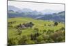 Rolling Landscape with Farms in the Mostviertel, Near Waidhofen at the Ybbs, Austria-Gerhard Wild-Mounted Photographic Print