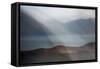 Rolling Mists on Loch Morlich-Valda Bailey-Framed Stretched Canvas