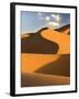 Rolling Orange Sand Dunes and Sand Ripples in the Erg Chebbi Sand Sea Near Merzouga, Morocco-Lee Frost-Framed Photographic Print