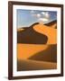 Rolling Orange Sand Dunes and Sand Ripples in the Erg Chebbi Sand Sea Near Merzouga, Morocco-Lee Frost-Framed Photographic Print