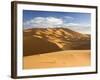 Rolling Orange Sand Dunes and Sand Ripples in the Erg Chebbi Sand Sea Near Merzouga, Morocco-null-Framed Photographic Print