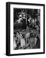 Rolling Spade Blades, Everlast Tools, Sheffield, South Yorkshire, 1965-Michael Walters-Framed Photographic Print